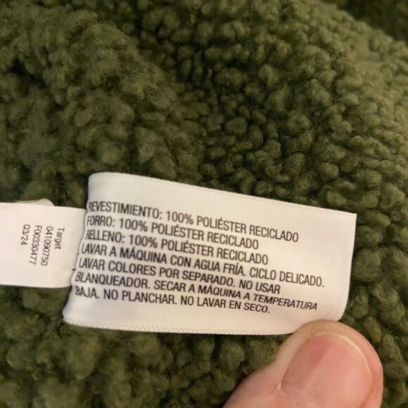 All in Motion Sherpa-Lined Puffer Vest – Green – Men’s Medium (NWT) - Picture 9 of 10